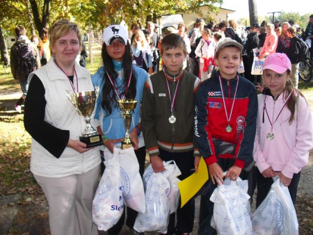 Víťazné družstvo SMZ CO 2010/2011 - ZŠ Čáry